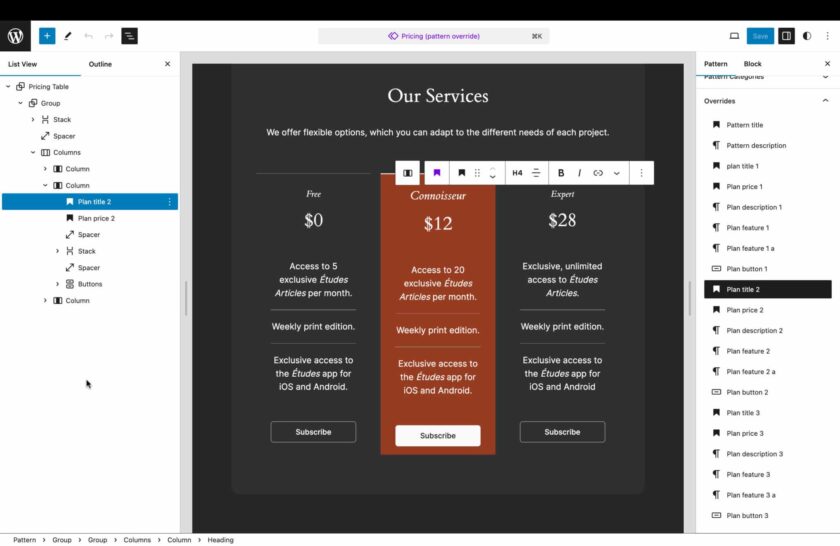 图片[7]-WordPress 6.6版本更新 样板覆盖、区块绑定 API、数据视图功能大全-搬主题