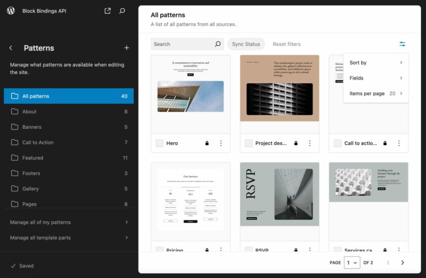 图片[13]-WordPress 6.6版本更新 样板覆盖、区块绑定 API、数据视图功能大全-搬主题
