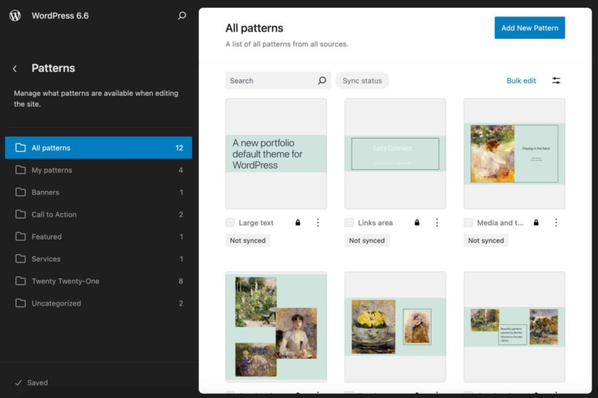 图片[22]-WordPress 6.6版本更新 样板覆盖、区块绑定 API、数据视图功能大全-搬主题