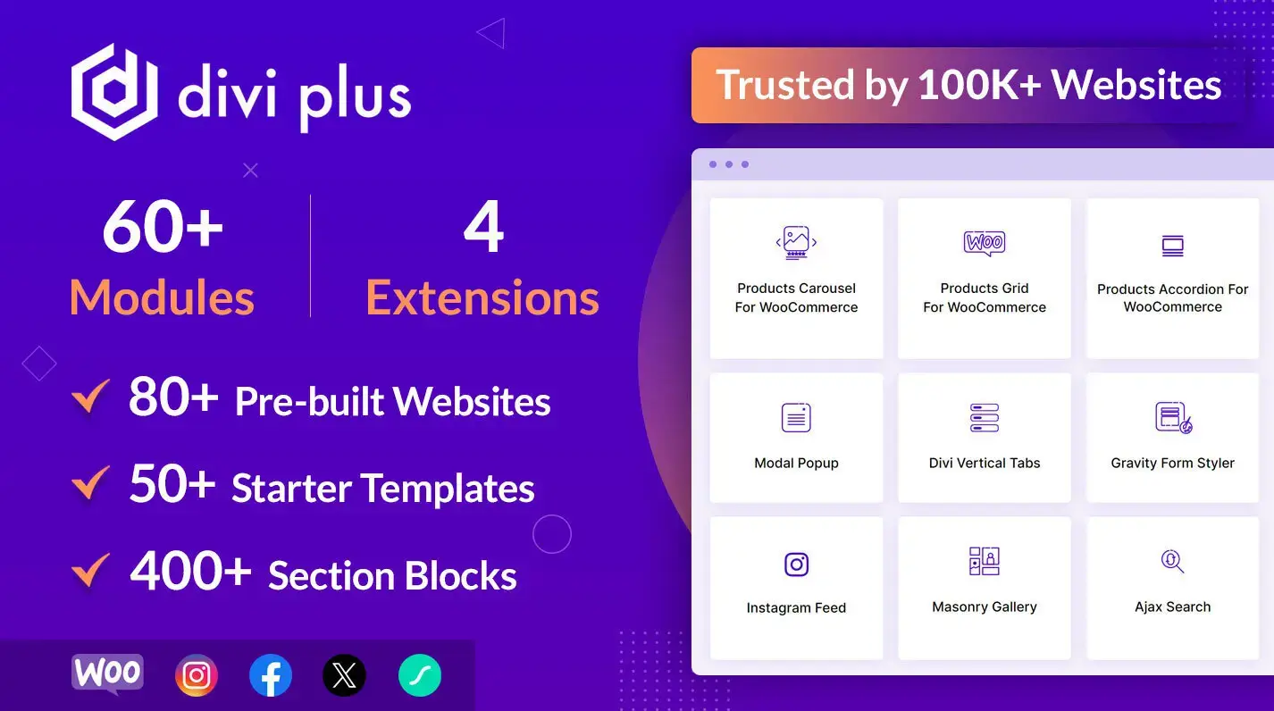 Divi Plus 2.2.0完美汉化中文版|Divi主题扩展功能模板包WordPress插件-搬主题