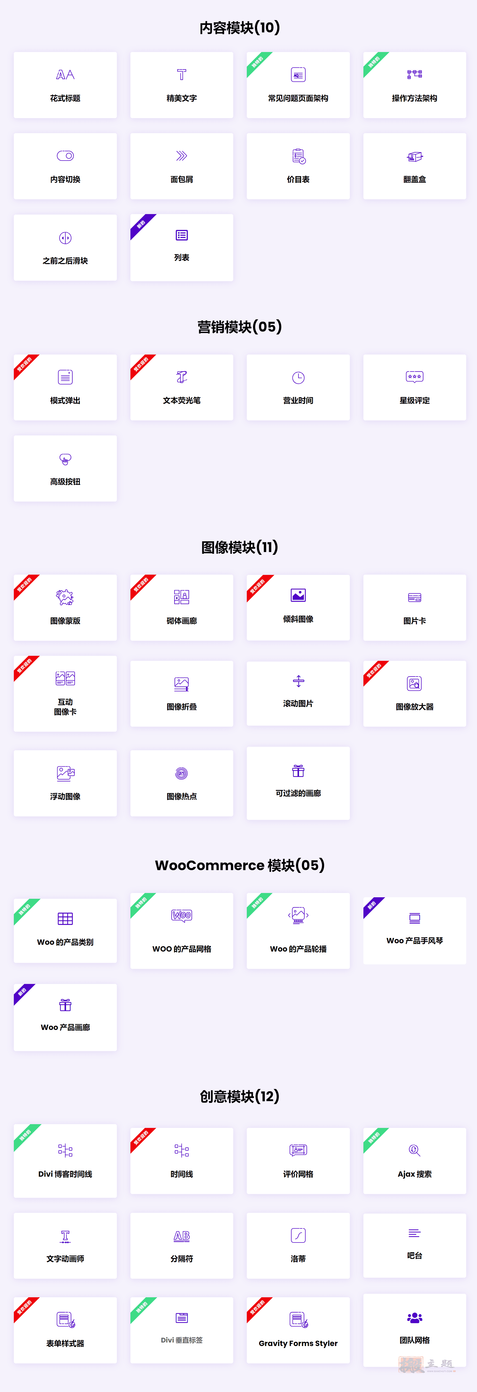 图片[2]-Divi Plus完美汉化中文版|Divi主题扩展功能模板包WordPress插件介绍-搬主题