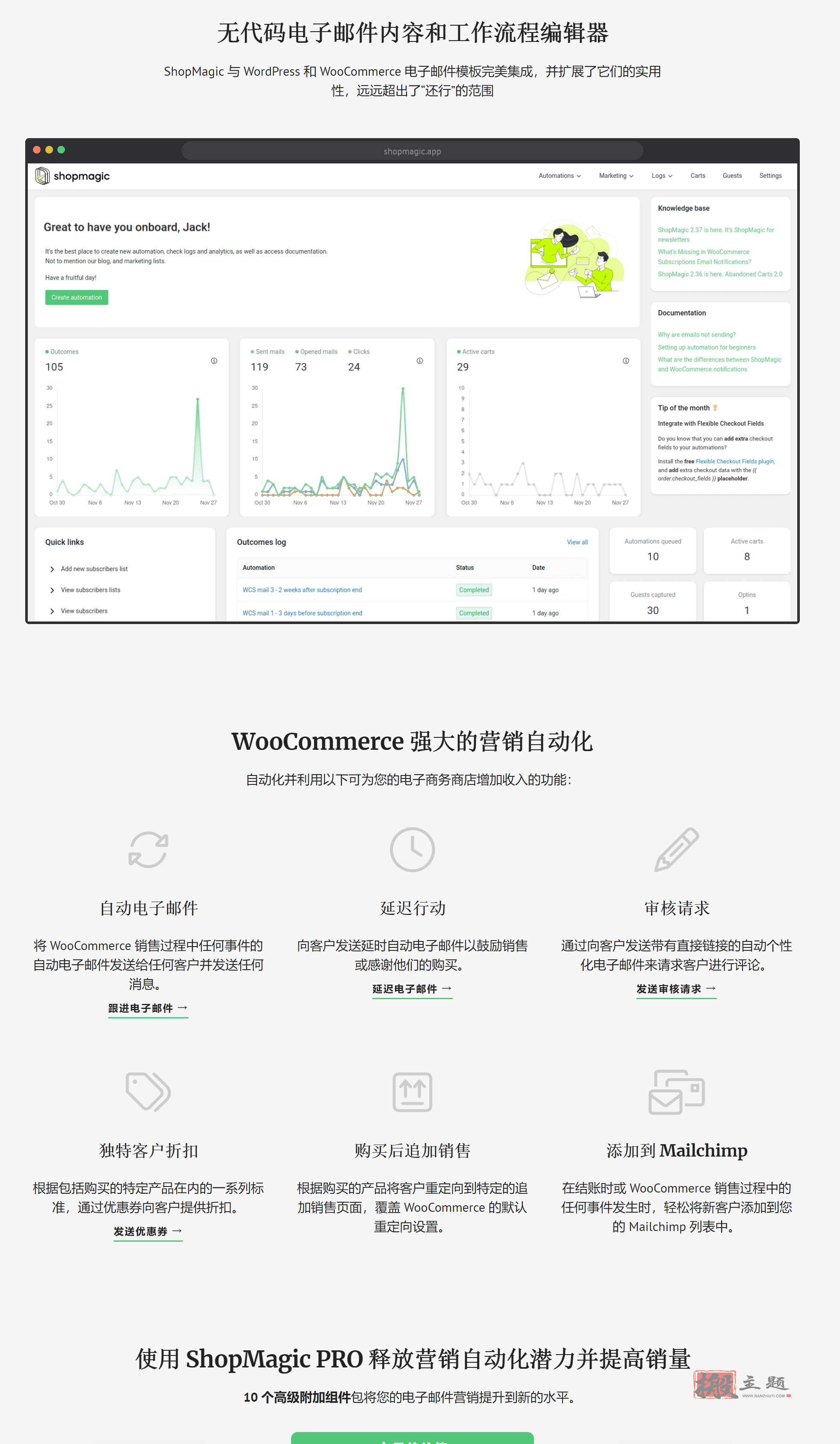 图片[4]-ShopMagic Pro汉化中文版|WooCommerce电子邮件及营销自动化WordPress插件介绍-搬主题