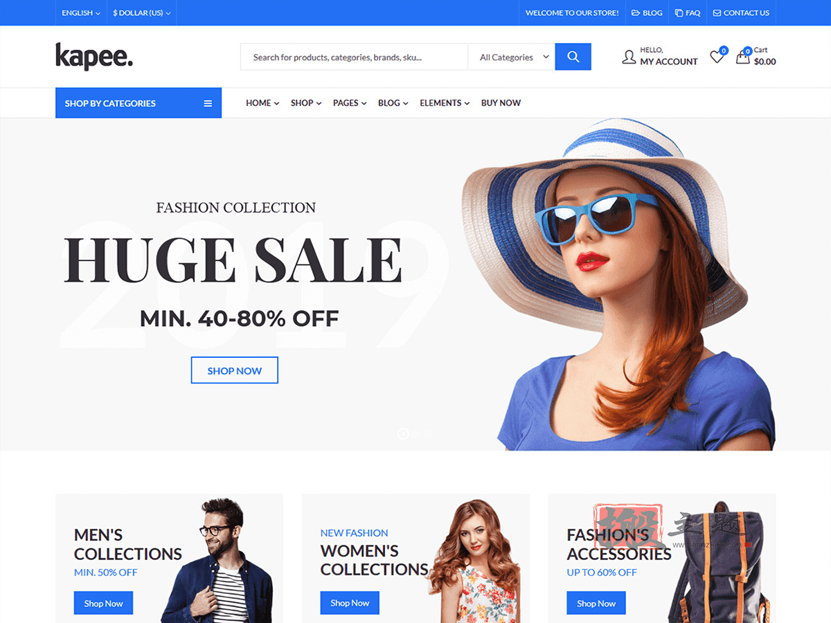 图片[7]-Kapee汉化中文版|时尚轻量WooCommerce WordPress主题模板介绍-搬主题