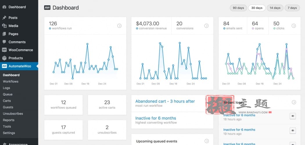 AutomateWoo 6.1.17汉化中文版|WooCommerce营销自动化插件下载-搬主题