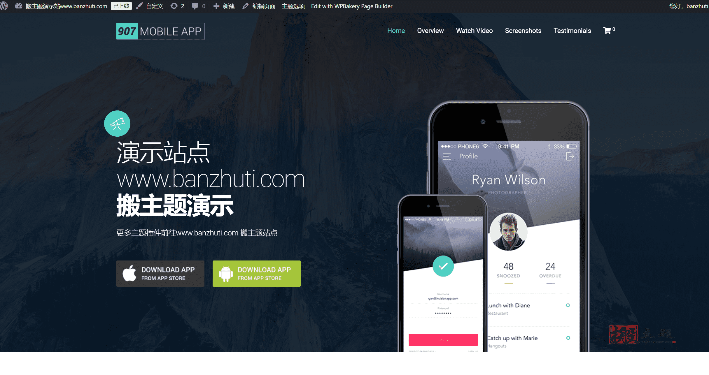 图片[12]-907 NineZeroSeven汉化中文版|多用途多功能企业WordPress主题介绍-搬主题