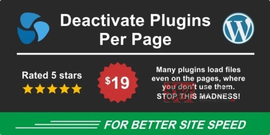 Deactivate Plugins Per Page完美汉化中文版|WordPress按页面禁用插件介绍-搬主题