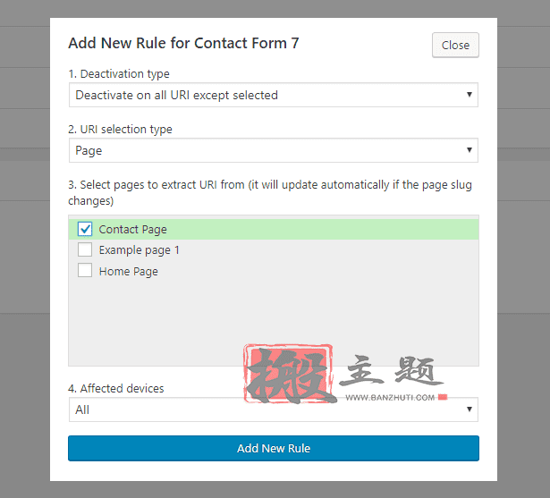 图片[3]-Deactivate Plugins Per Page完美汉化中文版|WordPress按页面禁用插件介绍-搬主题