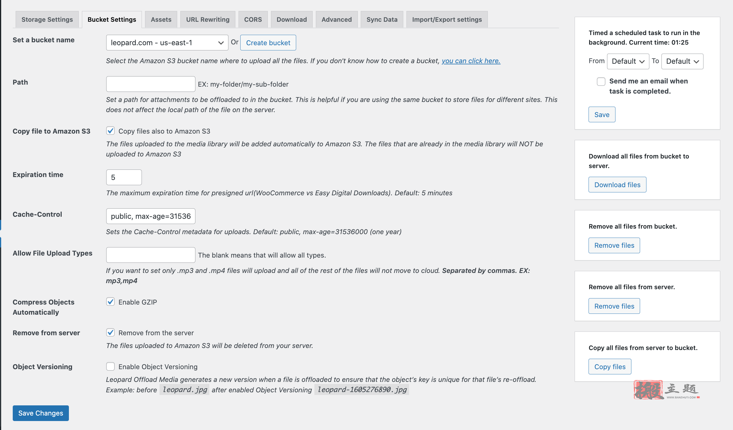 图片[3]-Leopard-WordPress Offload Media汉化中文版|图片媒体库动静分离插件介绍-搬主题