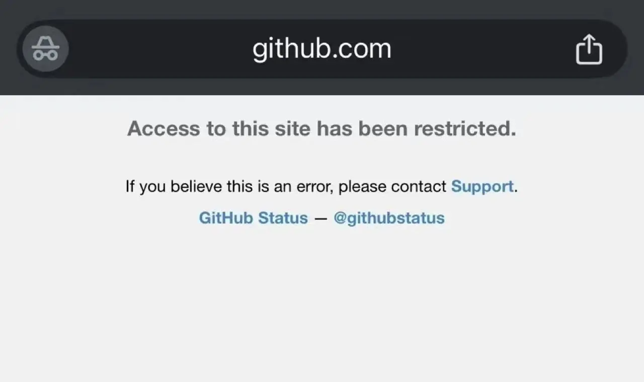GitHub回应中国无法访问故障为意外 一次提交更新两个仓库-搬主题