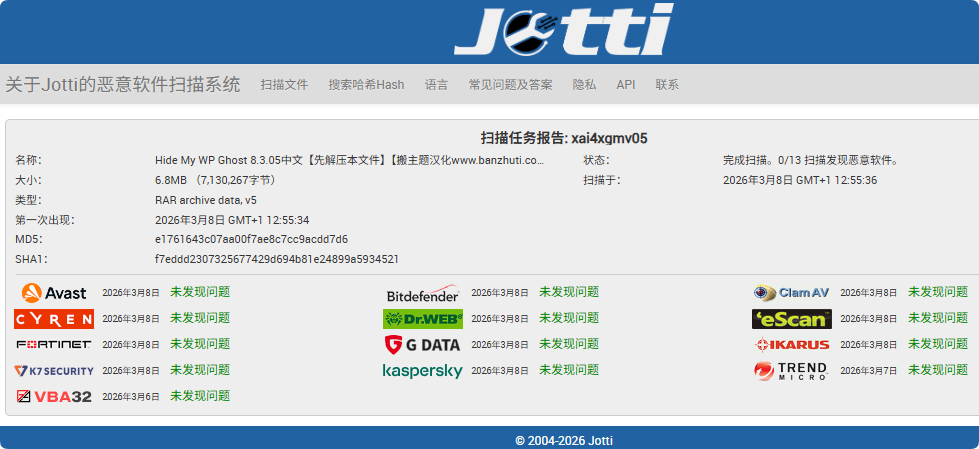 图片[3]-Hide My WP Ghost 8.3.05完美汉化中文版|WordPress信息隐藏防攻击插件-搬主题