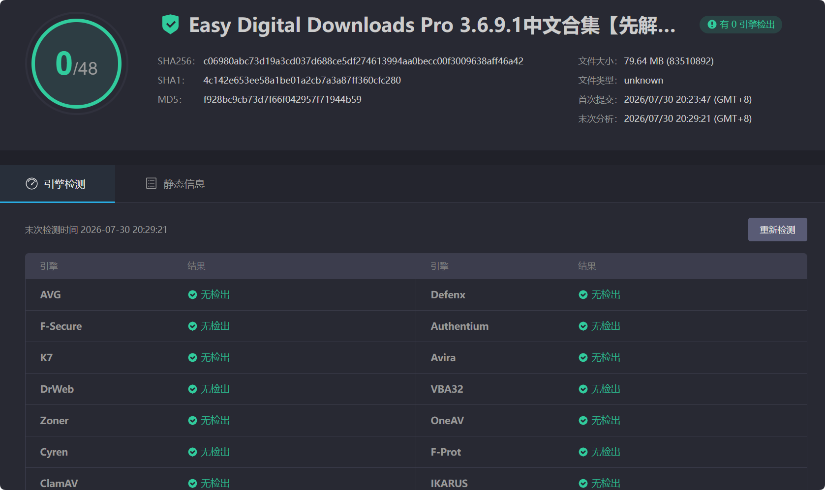 图片[4]-Easy Digital Downloads Pro 3.6.9.1汉化中文版合集|虚拟数字商品下载支付WordPress插件下载-搬主题