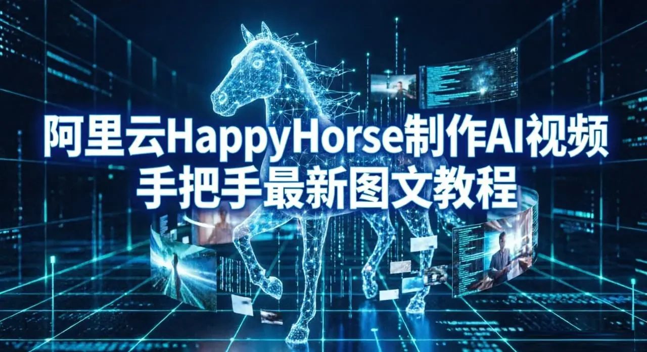 通过阿里云HappyHorse制作AI视频手把手最新图文教程-搬主题